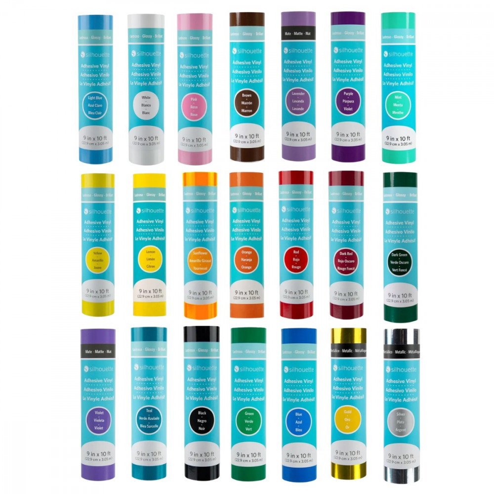 Silhouette Glossy Vinyl Rolle 22,9 cm x 3,05 m