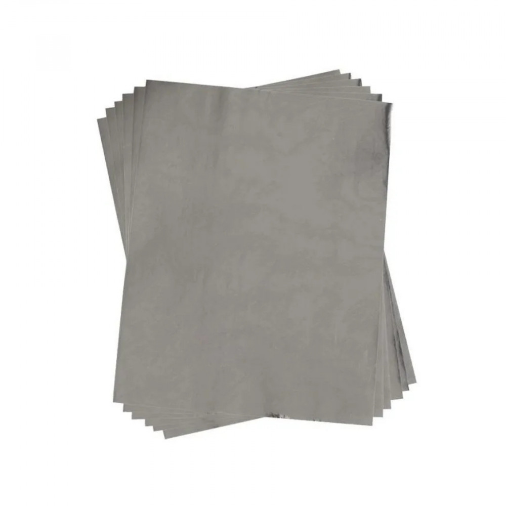 Preview: Silhouette Veredelungsfolie Silber – für Folienübertragung mit Prägewerkzeug