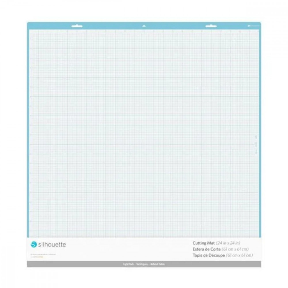 Silhouette CAMEO Pro Light Tack Schneidematte 61 cm x 61 cm mit leichter Klebeschicht für empfindliche Materialien wie Papier und Pergament