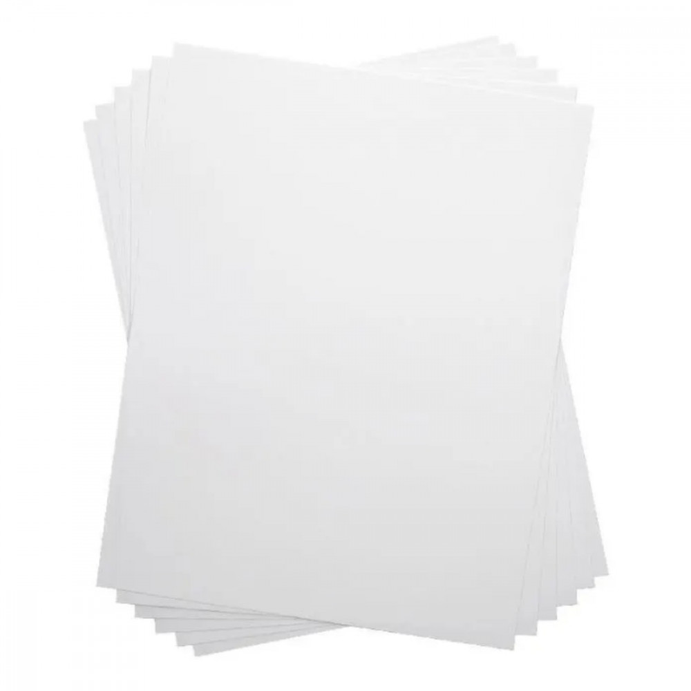 Preview: Silhouette Schrumpffolie (Inkjet) – Transparent oder Weiß – 21,5 × 27,9 cm (6 Blatt)