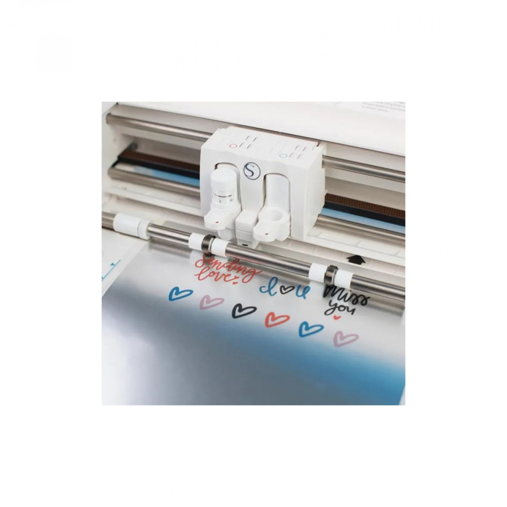 Preview: Silhouette Bedruckbare Aufkleberbögen in Silber  Print & Cut