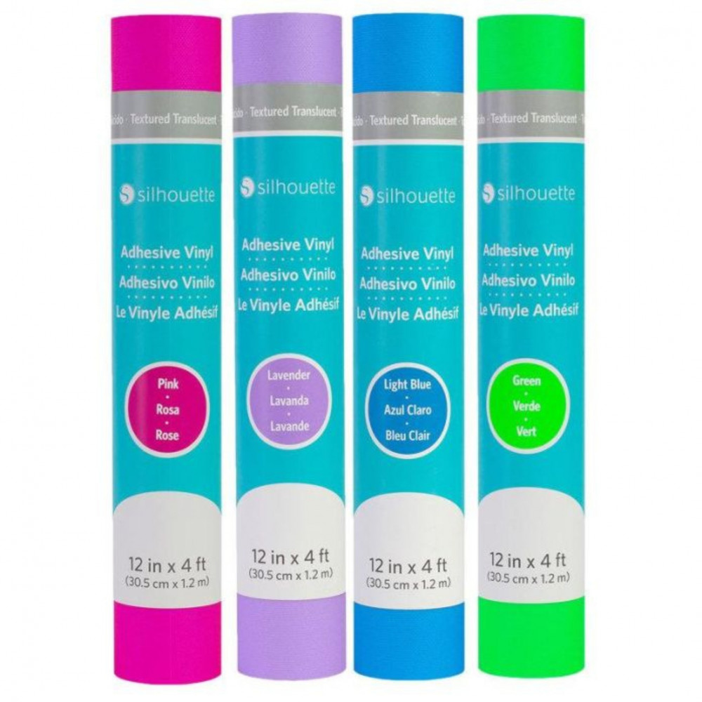 Silhouette Vinyl 30,5 cm × 1,2 m – Struktur Vinylfolie transluzent