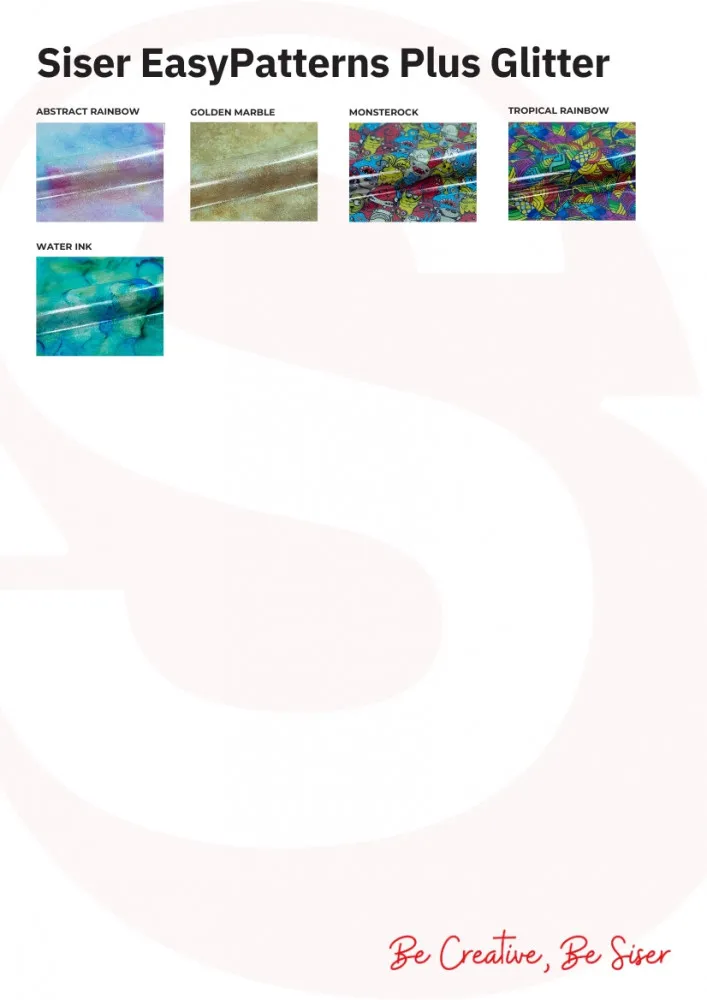 Siser EasyPatterns Plus Glitter Flexfolie