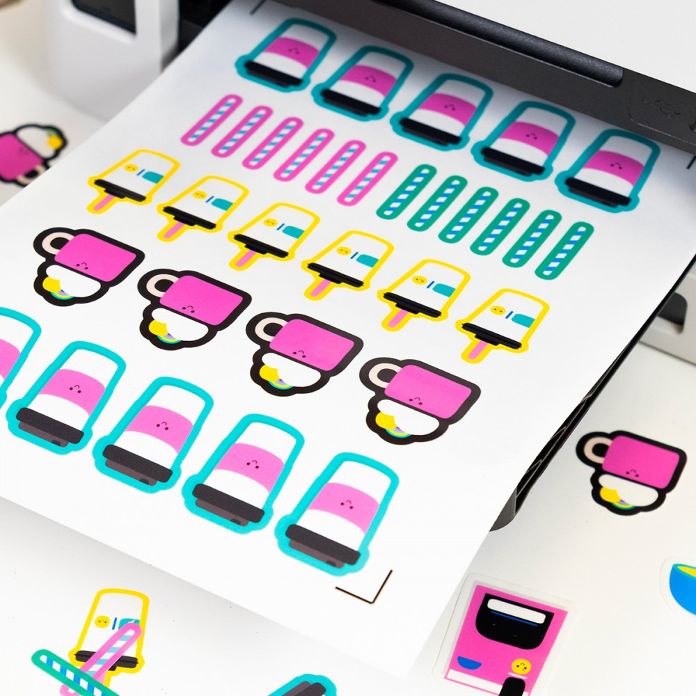 Preview: Siser Printable Vinyl Stickers Holographic – A4  Holografische Inkjet-Aufkleberfolie (10 Blatt) - Kopie