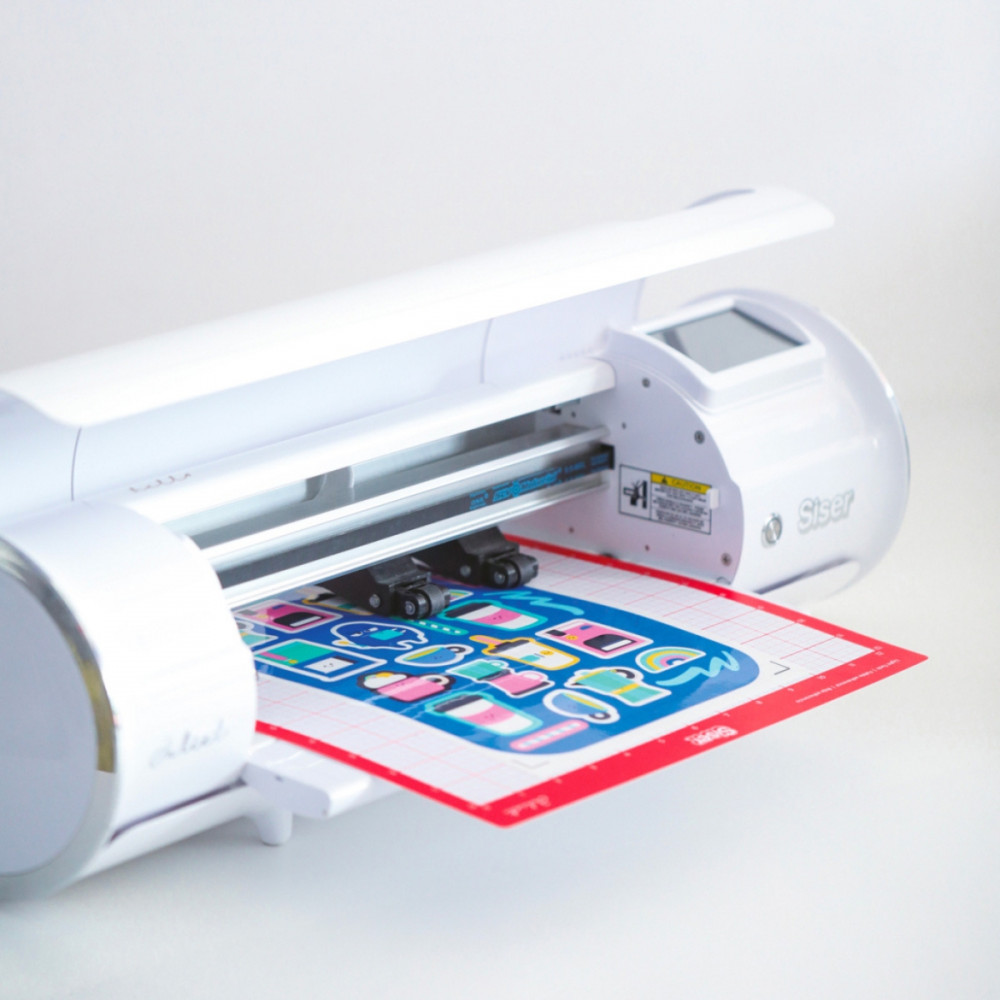 Preview: Siser Printable Vinyl Stickers Clear – A4  Transparente Inkjet-Aufkleberfolie (10 Blatt)