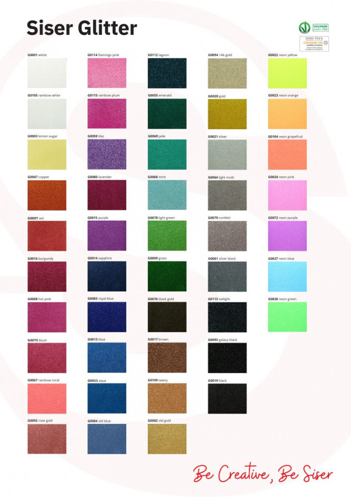 Siser Glitter Flexfolie
