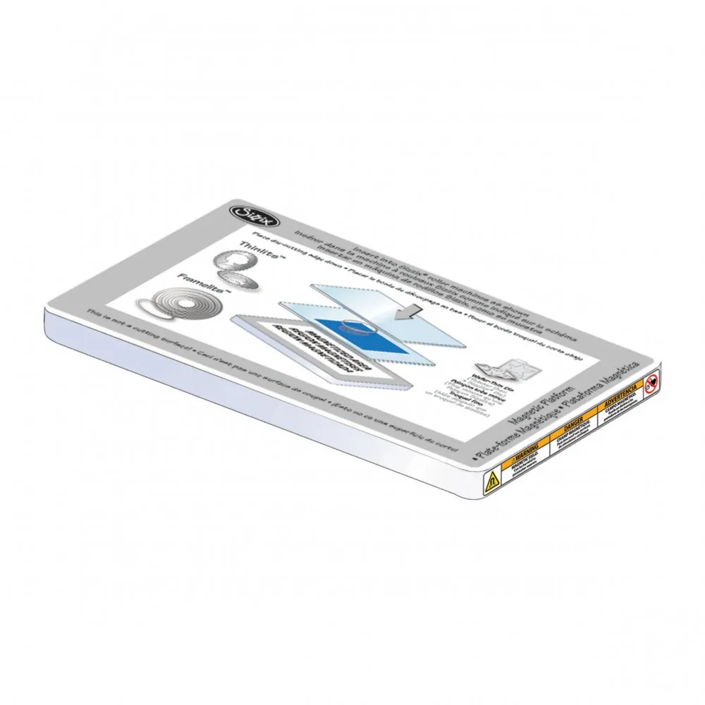 Sizzix Magnetische Plattform – Zubehörplatte für Thinlits & Framelits Stanzformen