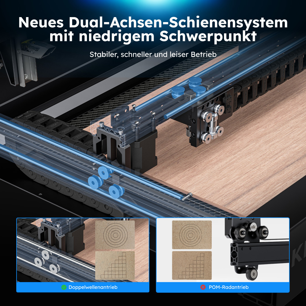 AtomStack Kraft 40W Diodenlaser Laserschneider