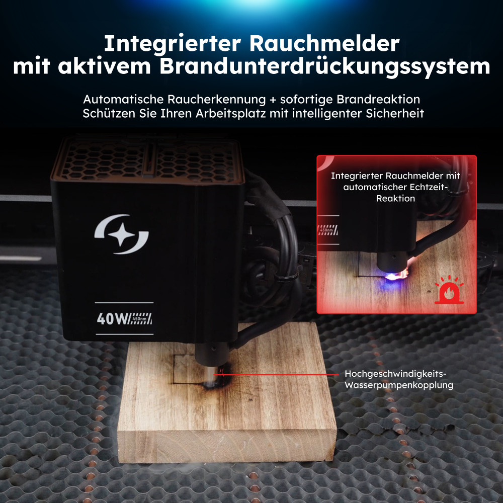 AtomStack Kraft 40W Diodenlaser Laserschneider