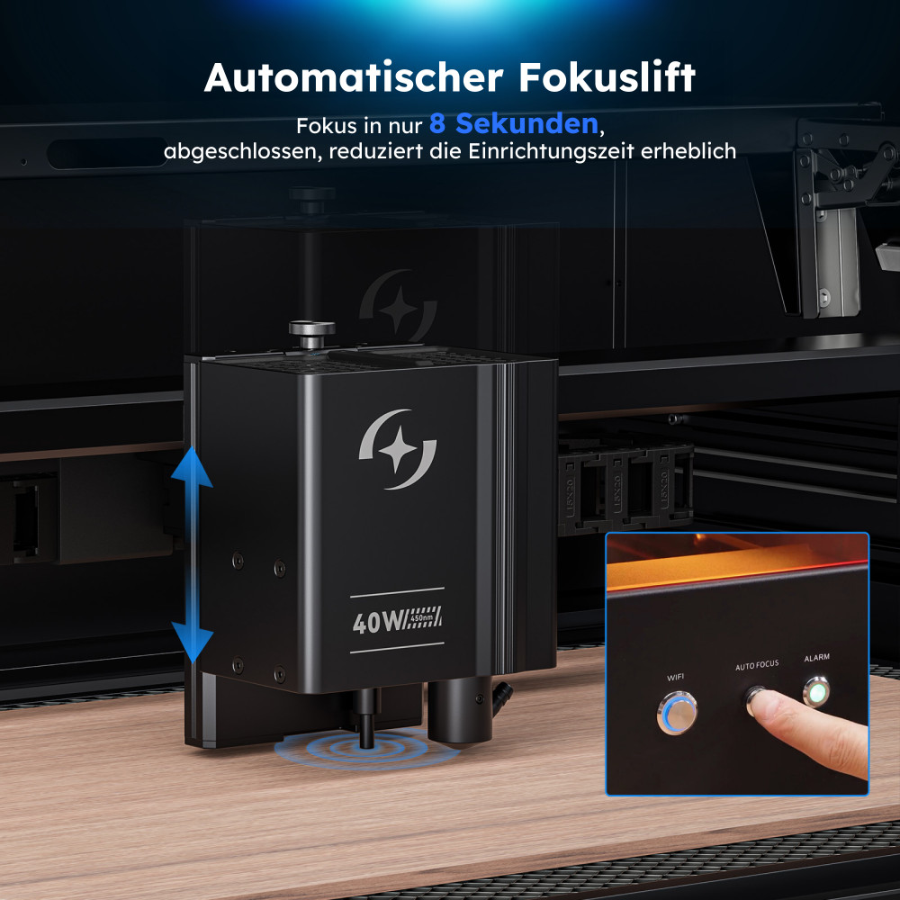 AtomStack Kraft 40W Diodenlaser Laserschneider