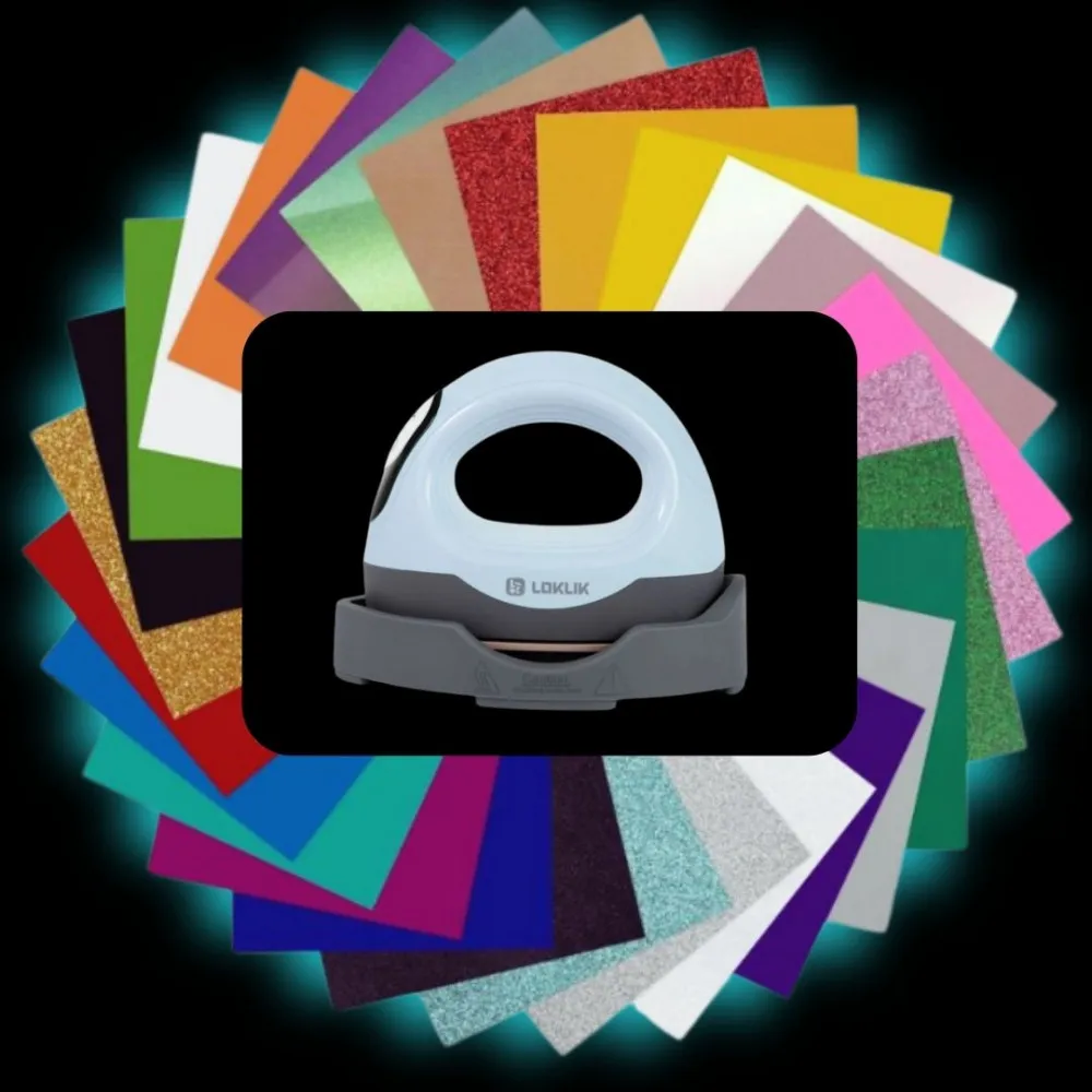 LOKLiK ImPress™ Mini 3 Transferpresse + Flexfolien Bundle A4