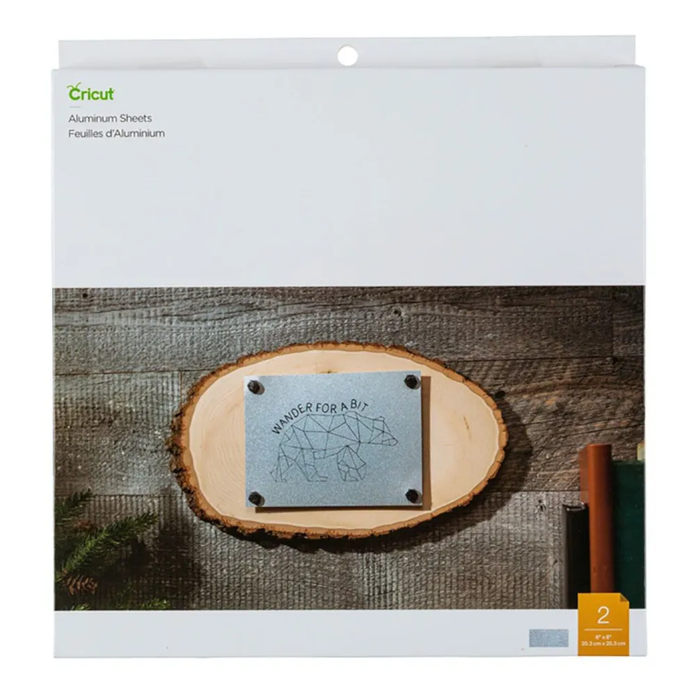 Cricut 2007459 Aluminium silber 20,3 x 20,3 cm 2er-Pack