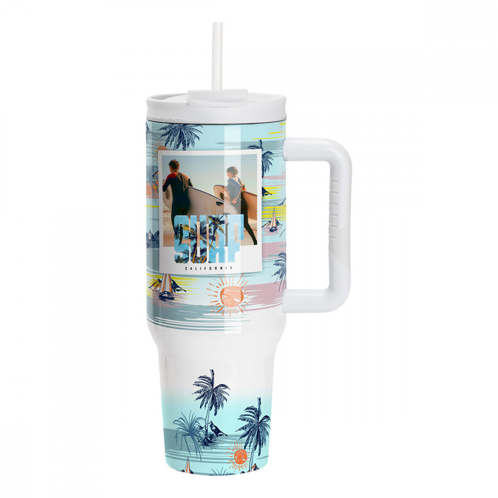 Sublimation Tumbler-Becher mit Trinkhalm 570ml