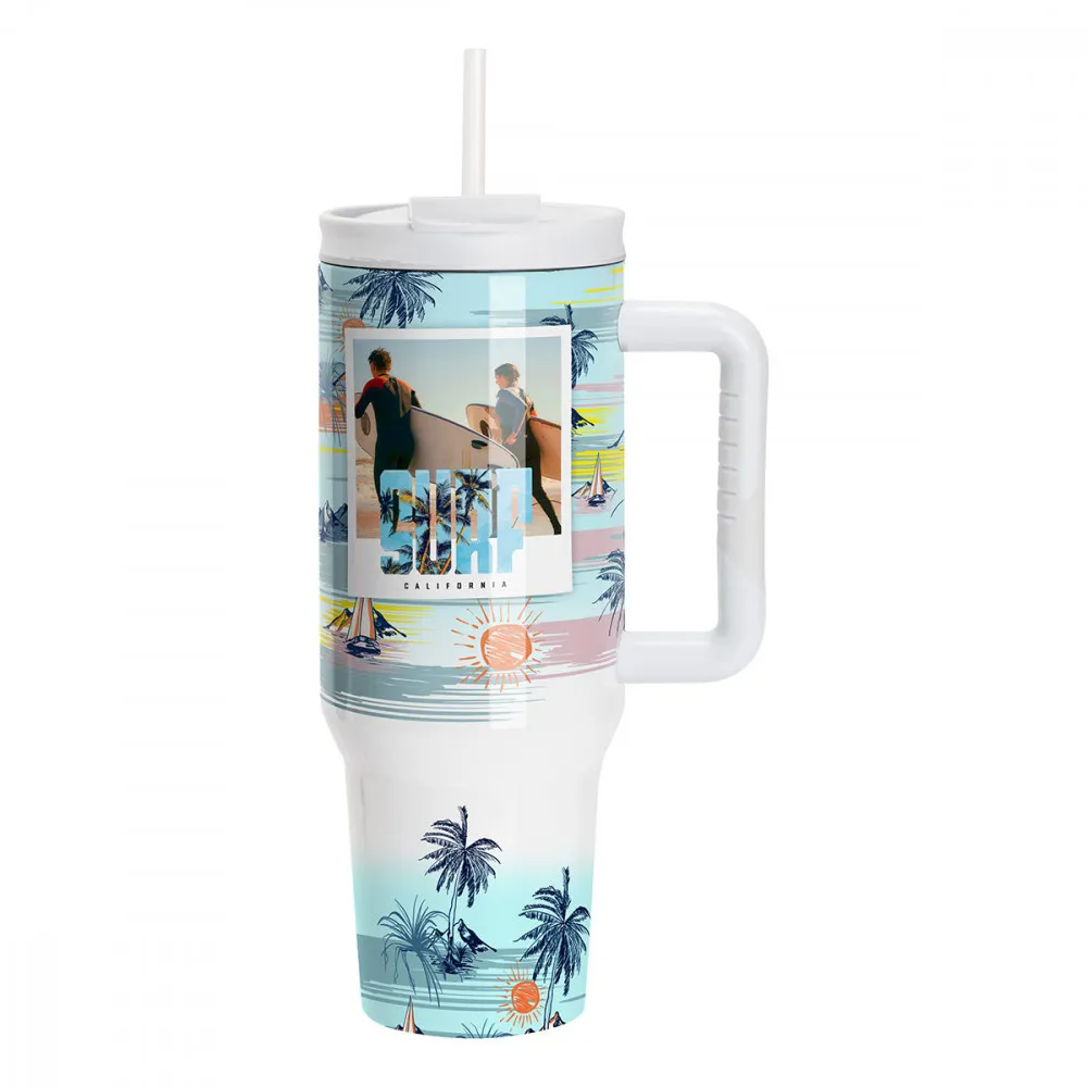 Sublimation Tumbler-Becher mit Trinkhalm 570ml