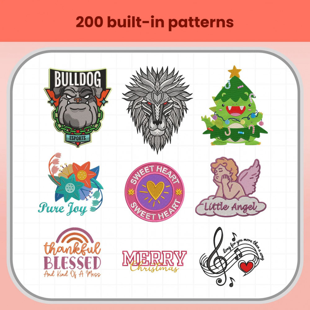 PooLin EOC06 – Stickmaschine mit 20 × 28 cm Stickfläche, WLAN & 7" Touchscreen