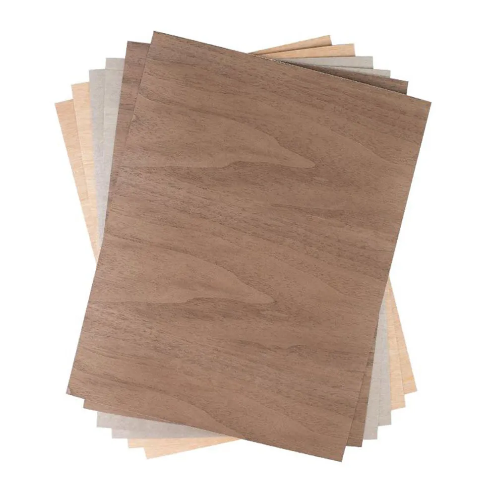 Silhouette Holzblätter 6er-Pack