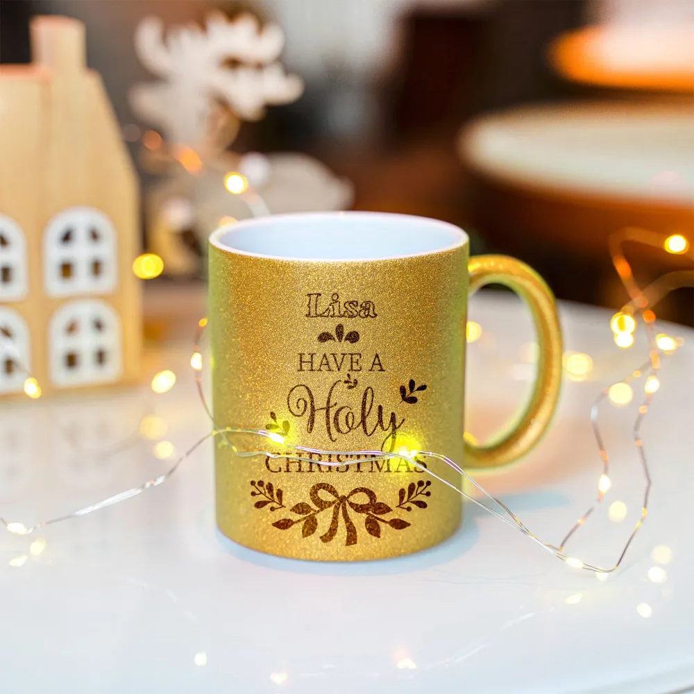 Sublistar Sublimationstassen “SPARK” 11 oz - Glitzereffekt