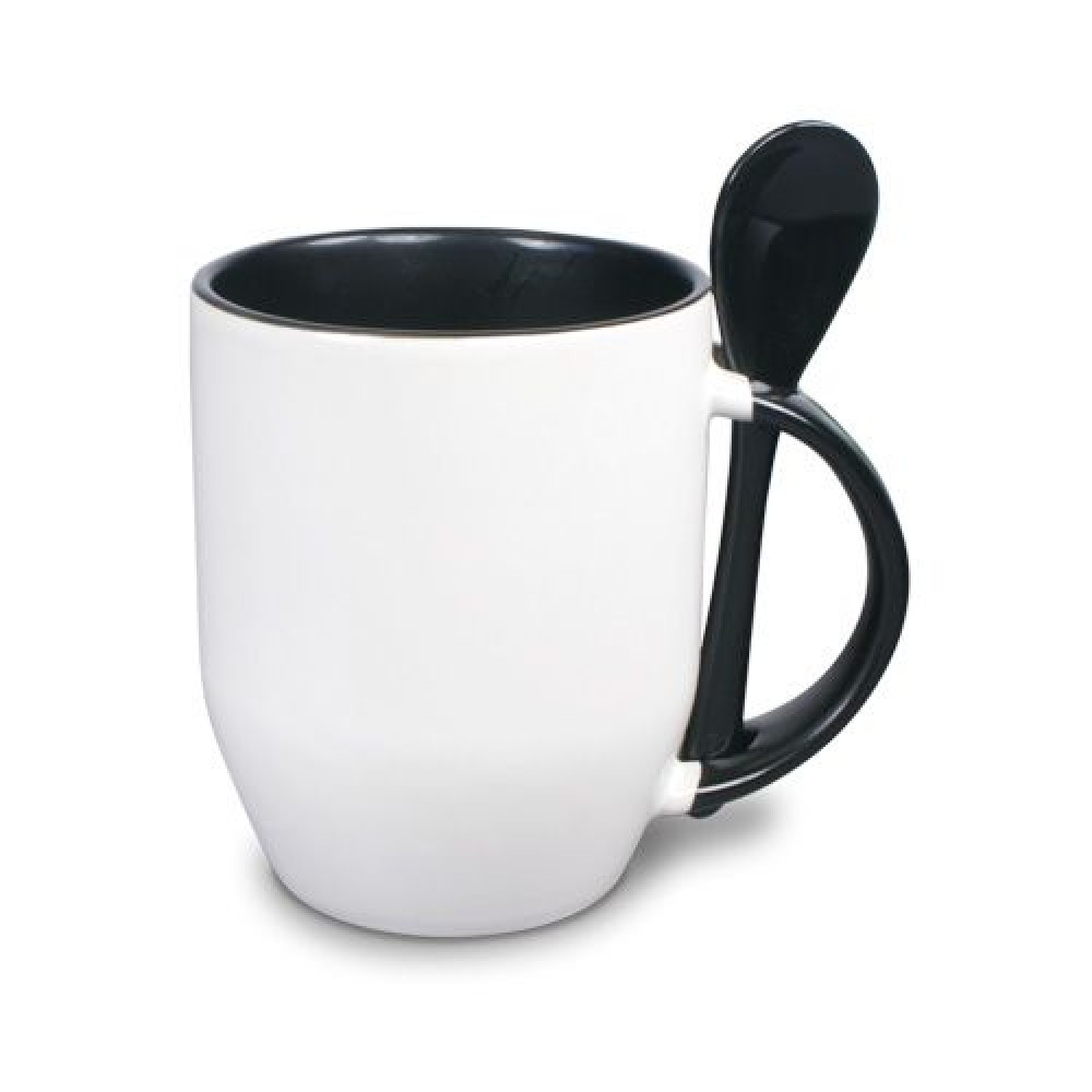 Orca Coatings Sublimationstasse Two Tones & Löffel- , 11oz / 340ml