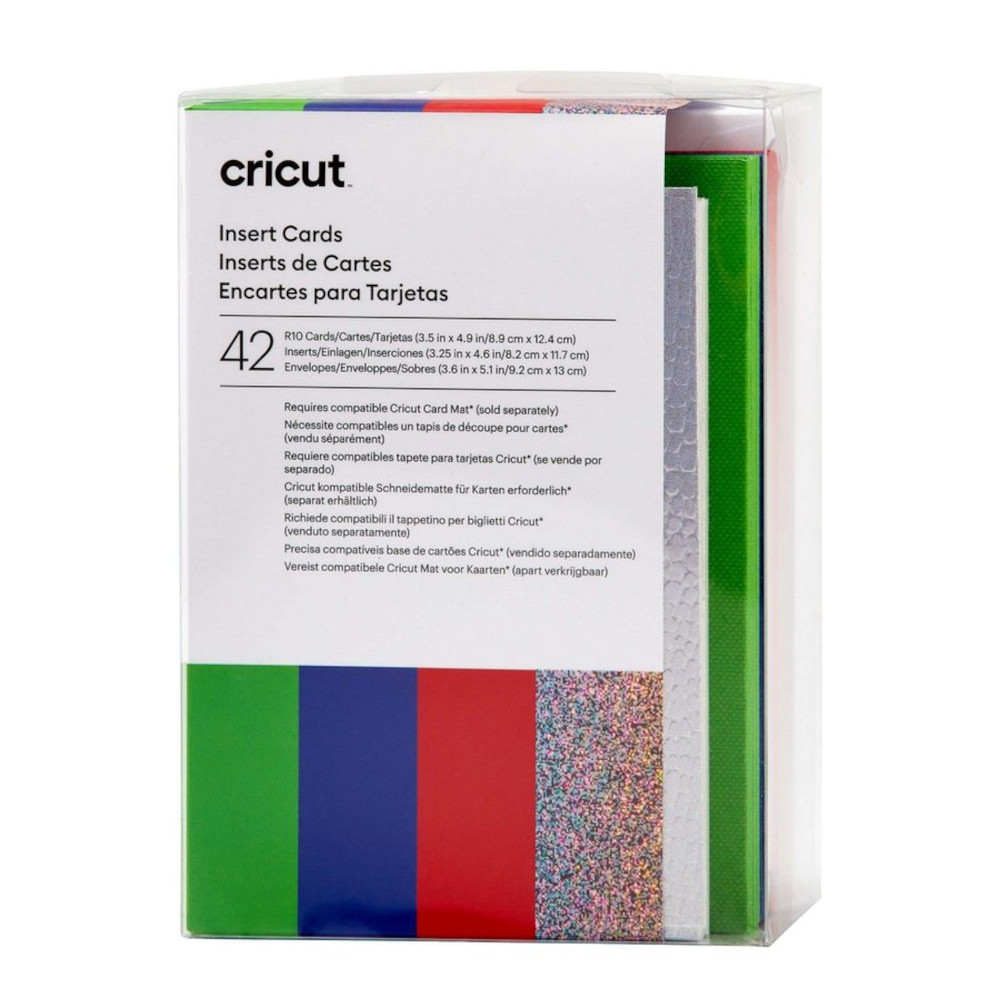 Cricut 2009467 Einlegekarten rainbow 42er-Pack