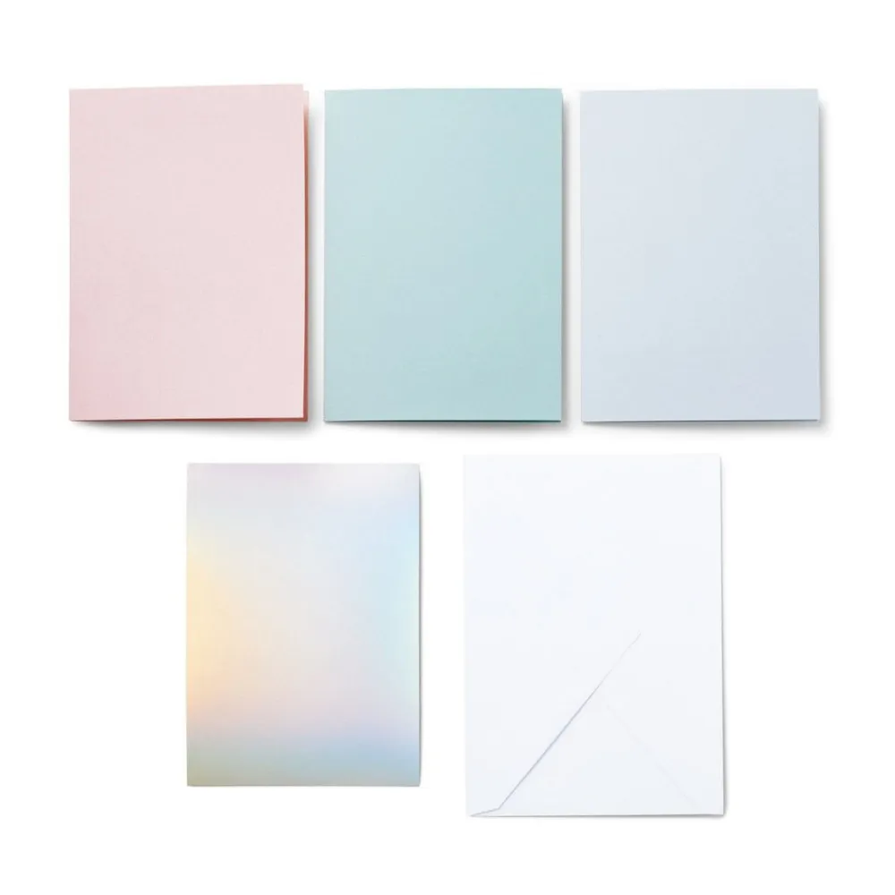 Cricut 2009482 Klebekarten pastel (R10) 18er-Pack