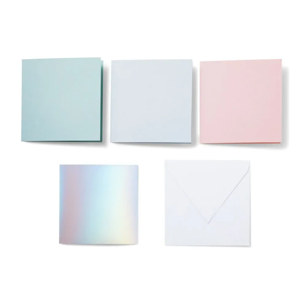 Cricut 2009484 Klebekarten pastel (S40) 14er-Pack