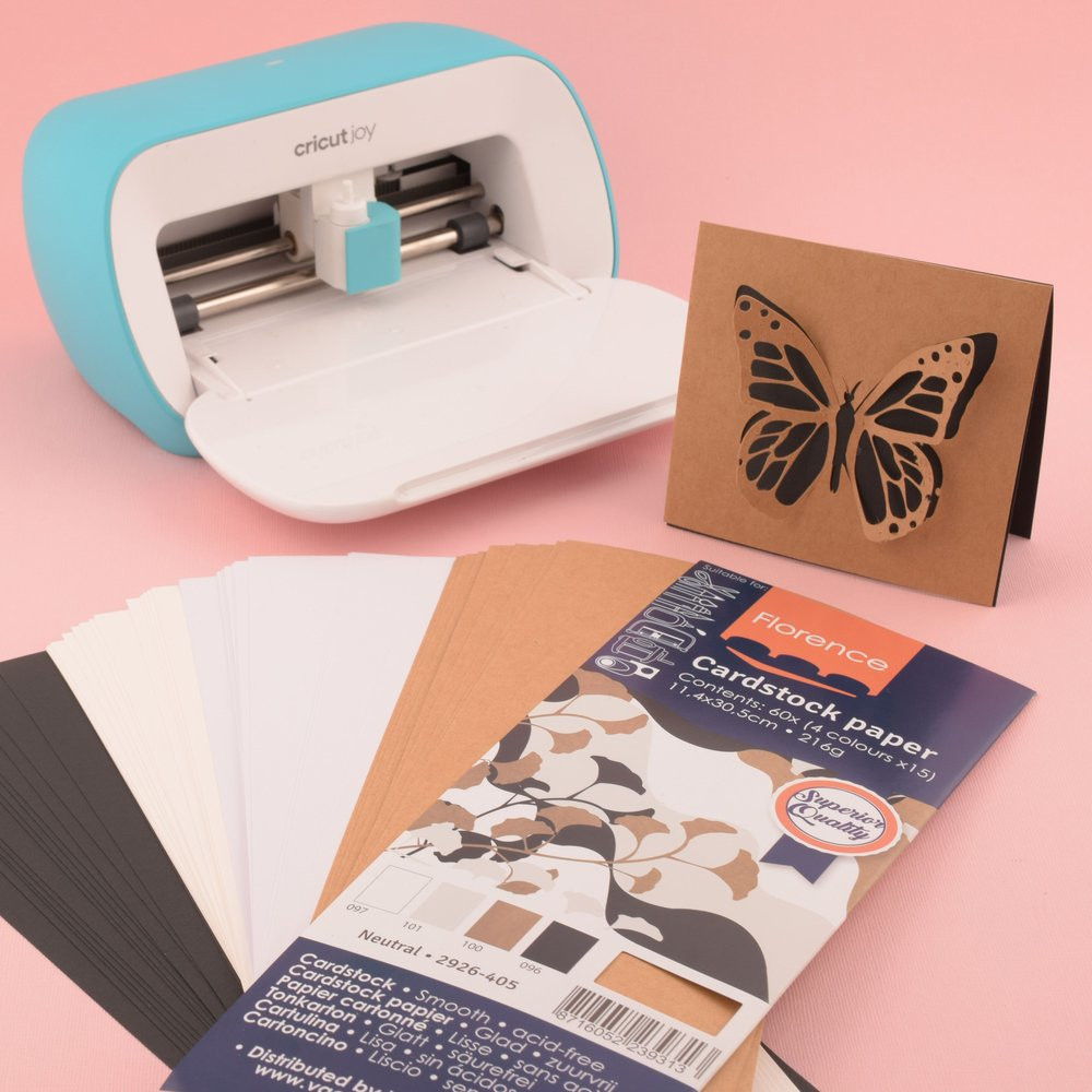 Florence Cardstock Papier Neutral 11,4x30,5cm (216g) - 60er Pack