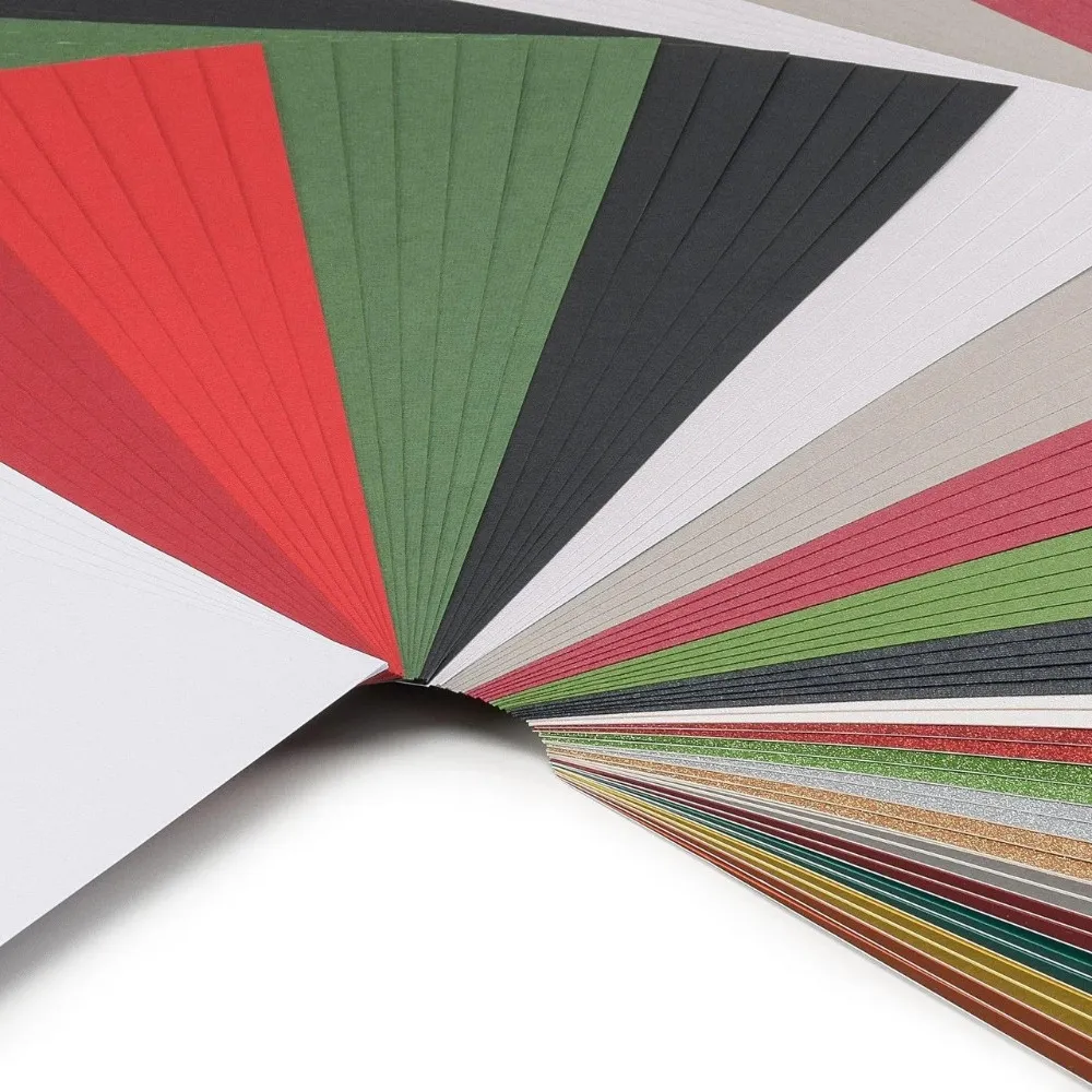 Florence Cardstock Papier Weihnachten DIN A4 (216g) - 75er Pack