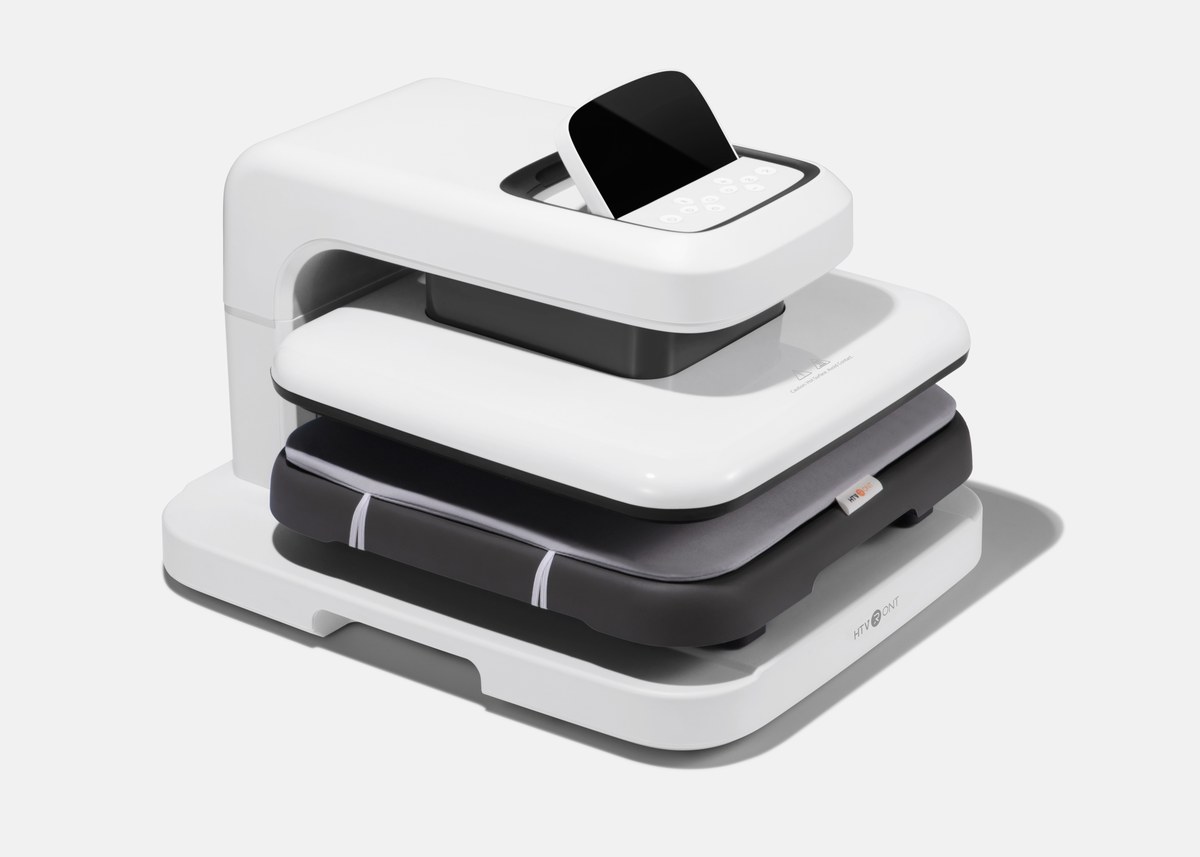 HTVRONT Auto Heat Press 2 Digit - Automatische Transferpresse