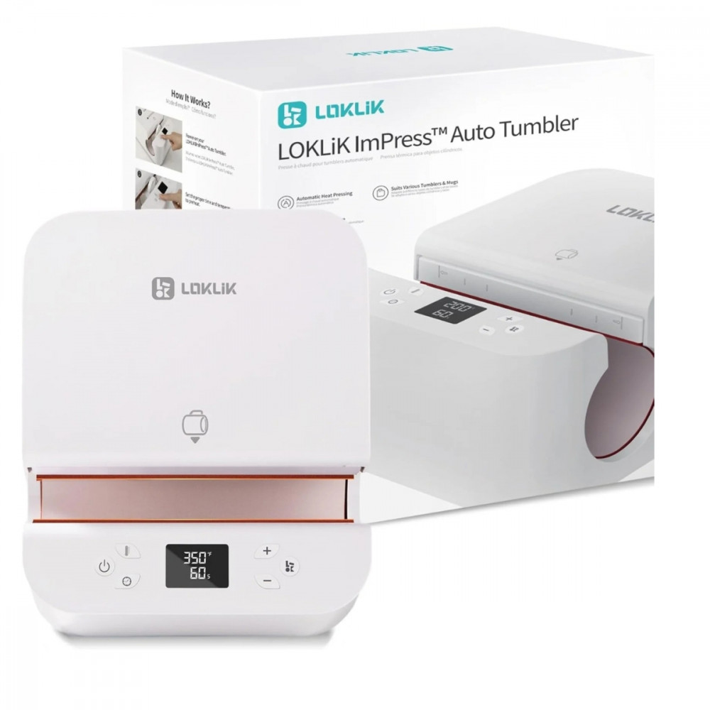 LOKLiK Auto Tumbler Heat Press  Sublimation Startklar-Set