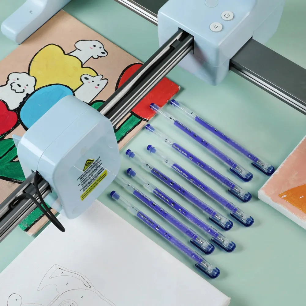 LOKLiK iPaint Thermo- / Heat Erasable Stifte Set - 10 Stück- 2 Griffe