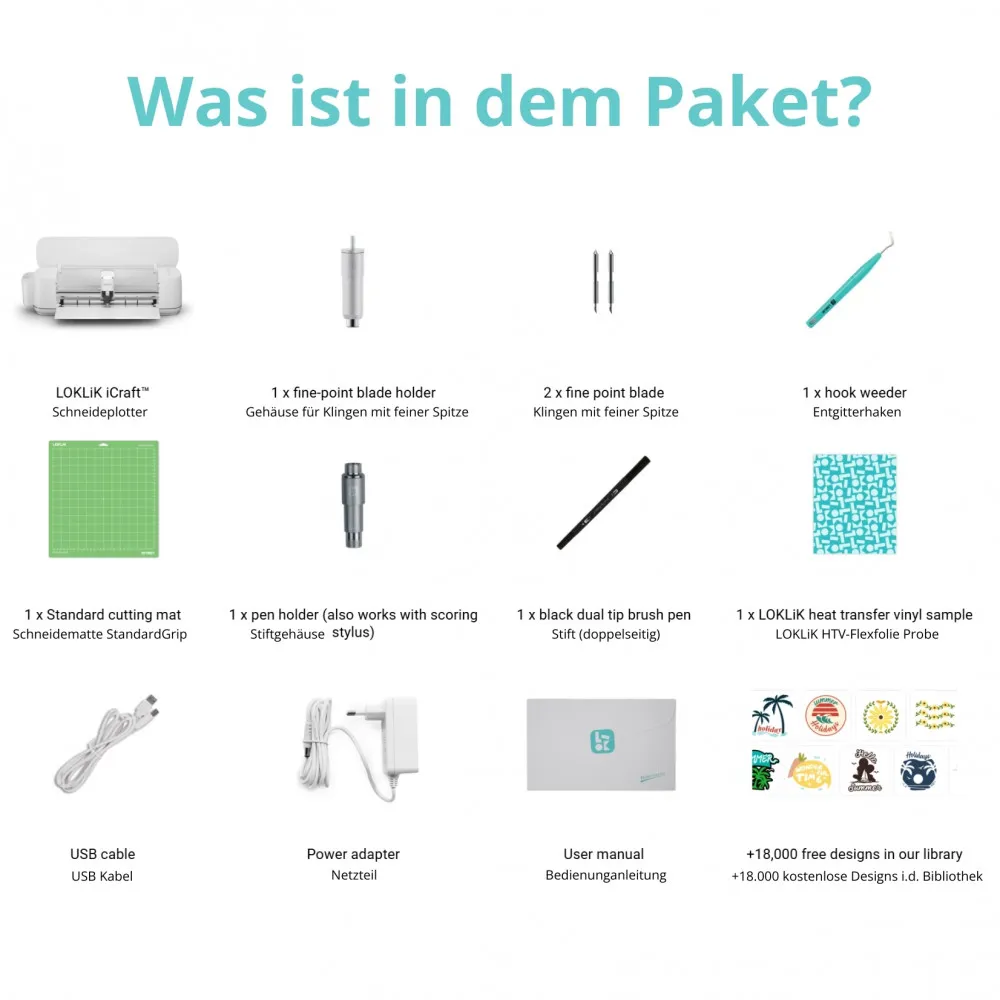 rückläuferLOKLiK iCraft™ - Schneideplotter - Blau