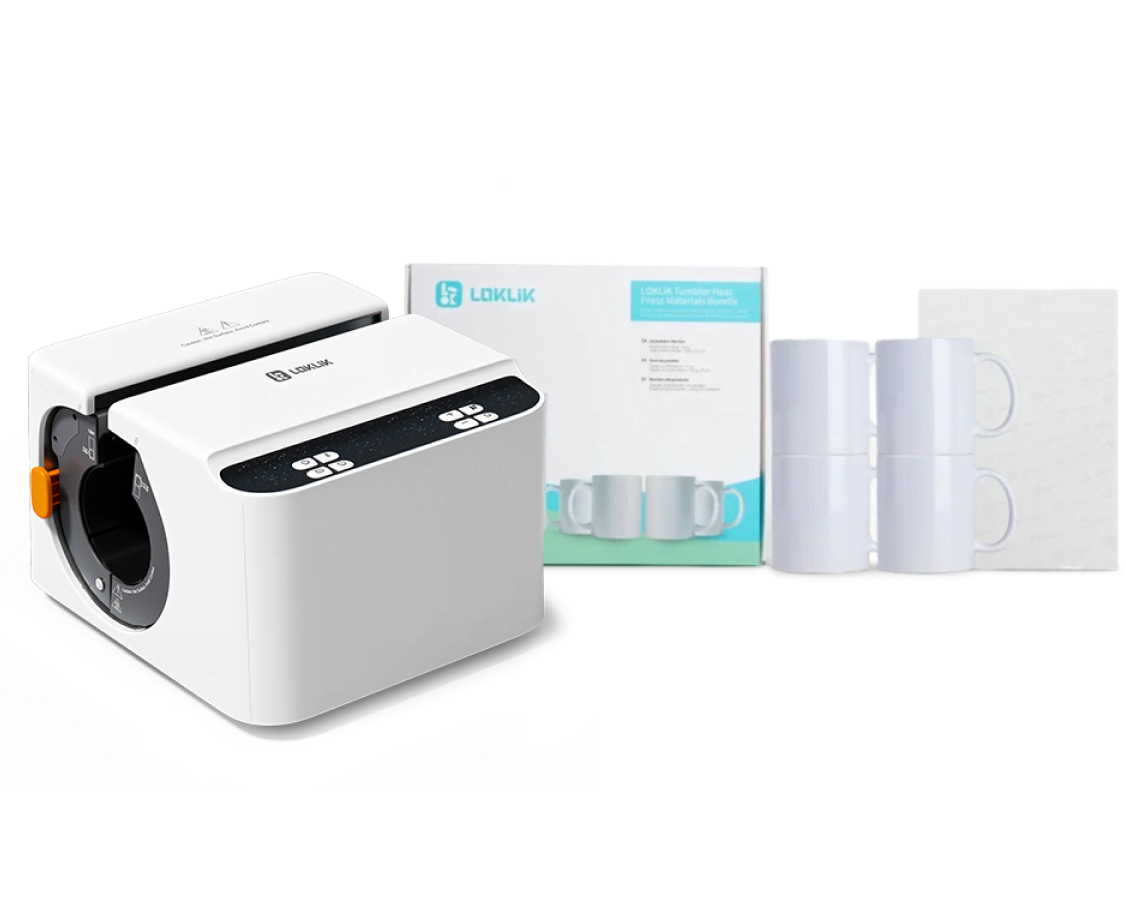 LOKLiK Auto Mug Heat Press - Automatische Tassenpresse