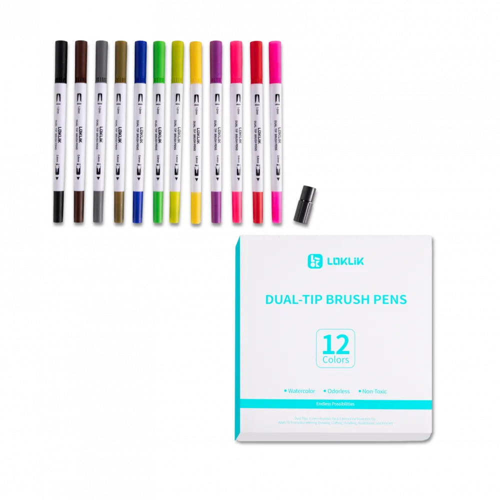 LOKLiK Stifte mit zwei Spitzen 12er Pack