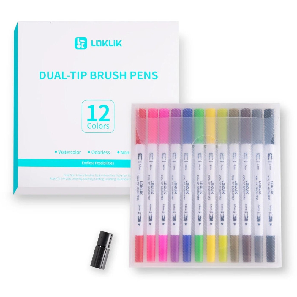LOKLiK Stifte mit zwei Spitzen 12er Pack