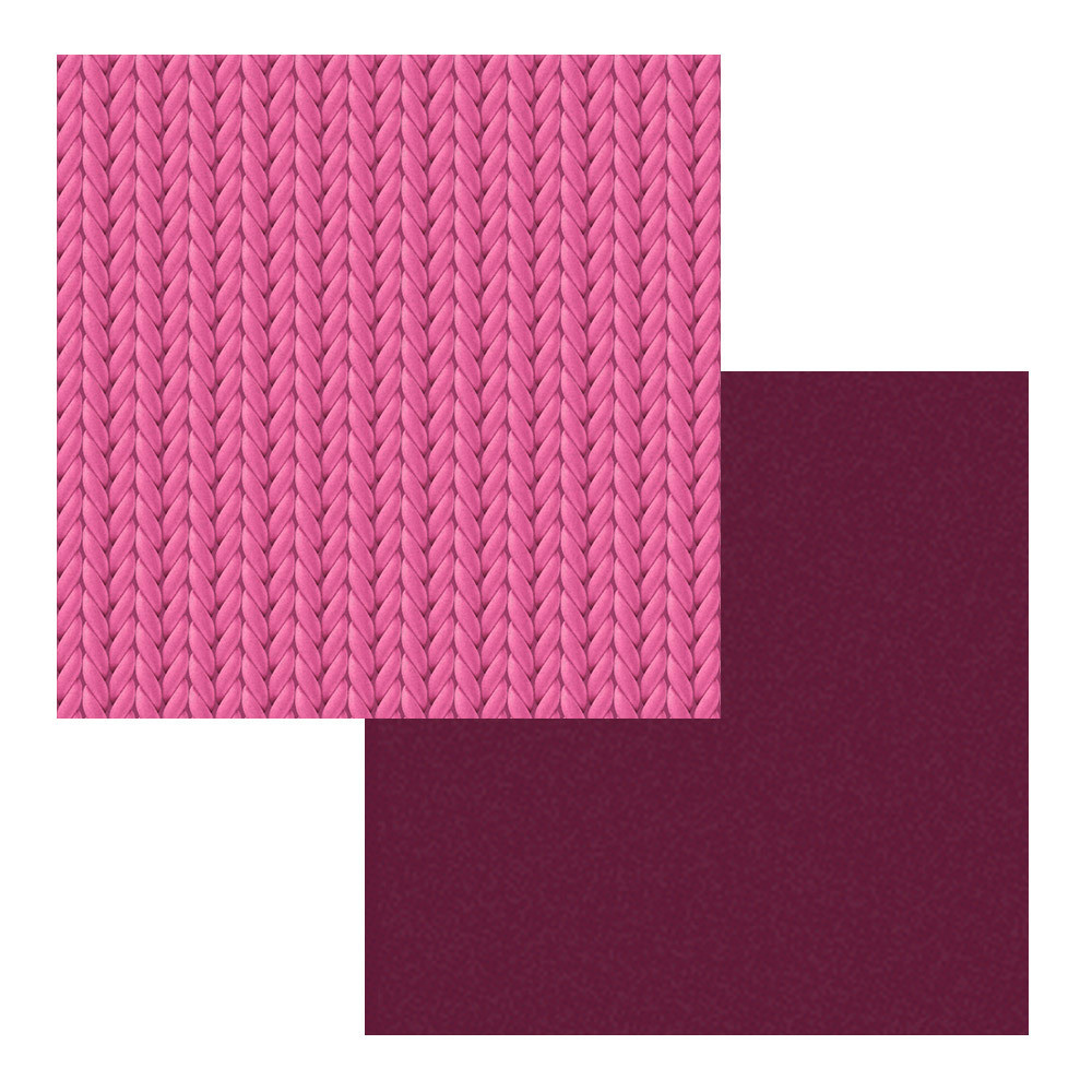 plottiX iXpaper Sublimationspapier - Knitted Burgundy