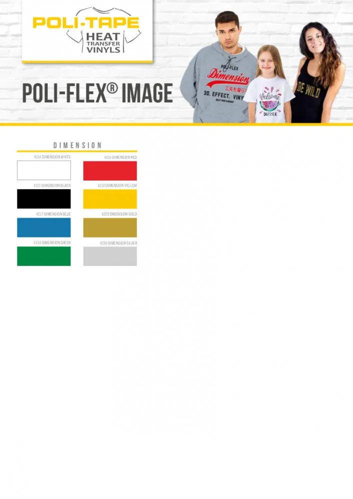 Poli-Flex Dimension dicke Flexfolie (0,6 mm)