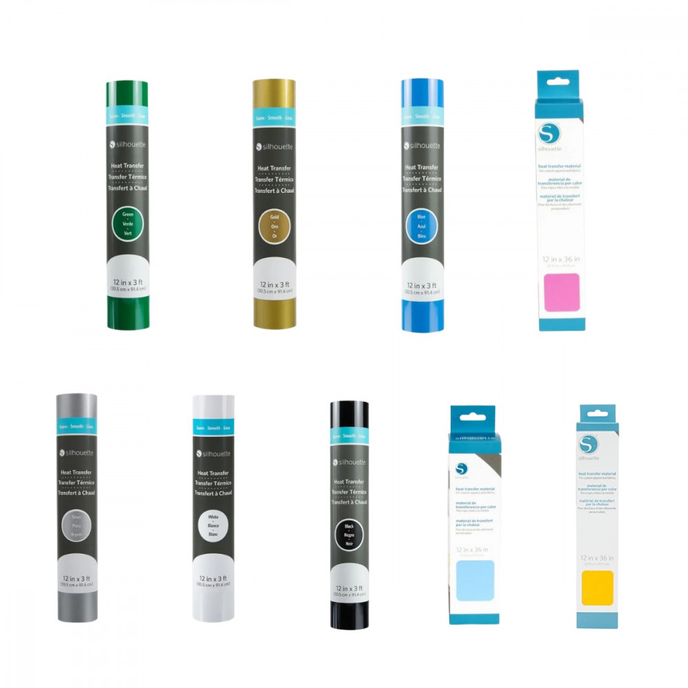 Silhouette Aufbügelfolie Rolle 30,48 cm x 91,44 cm – matte Farbvariante
