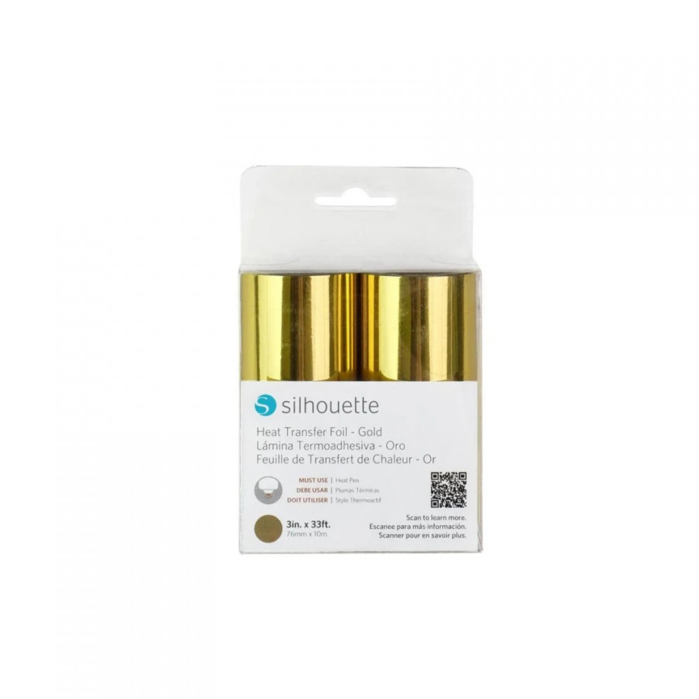 Silhouette Heißtransferfolie in Gold
