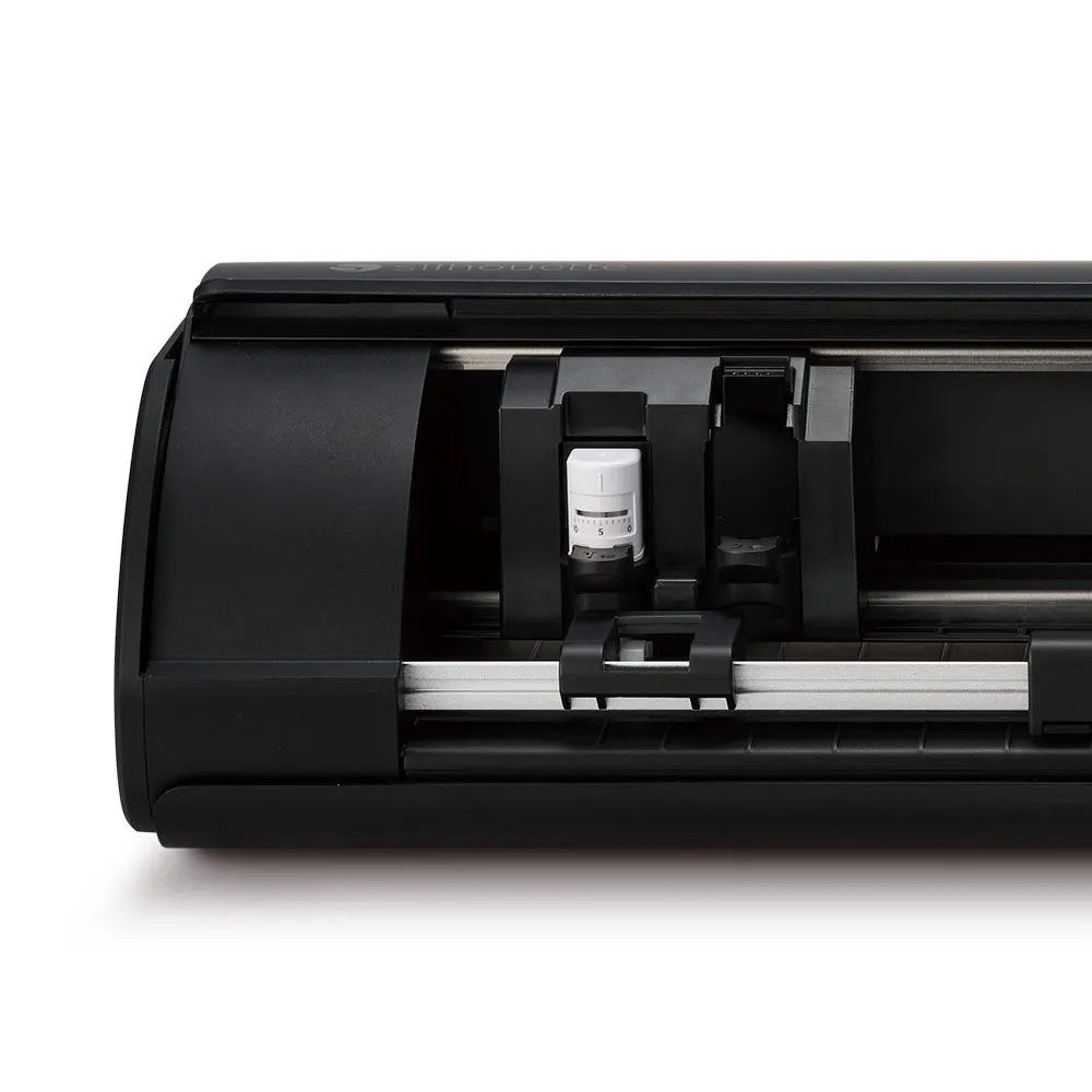 Silhouette Cameo 5 Schneideplotter schwarz matt + 100 Designs inkl.