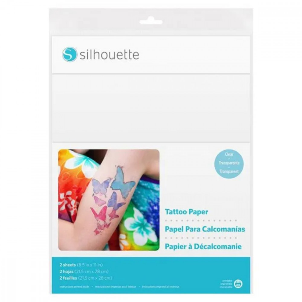Silhouette – Tattoopapier für temporäre Tattoos