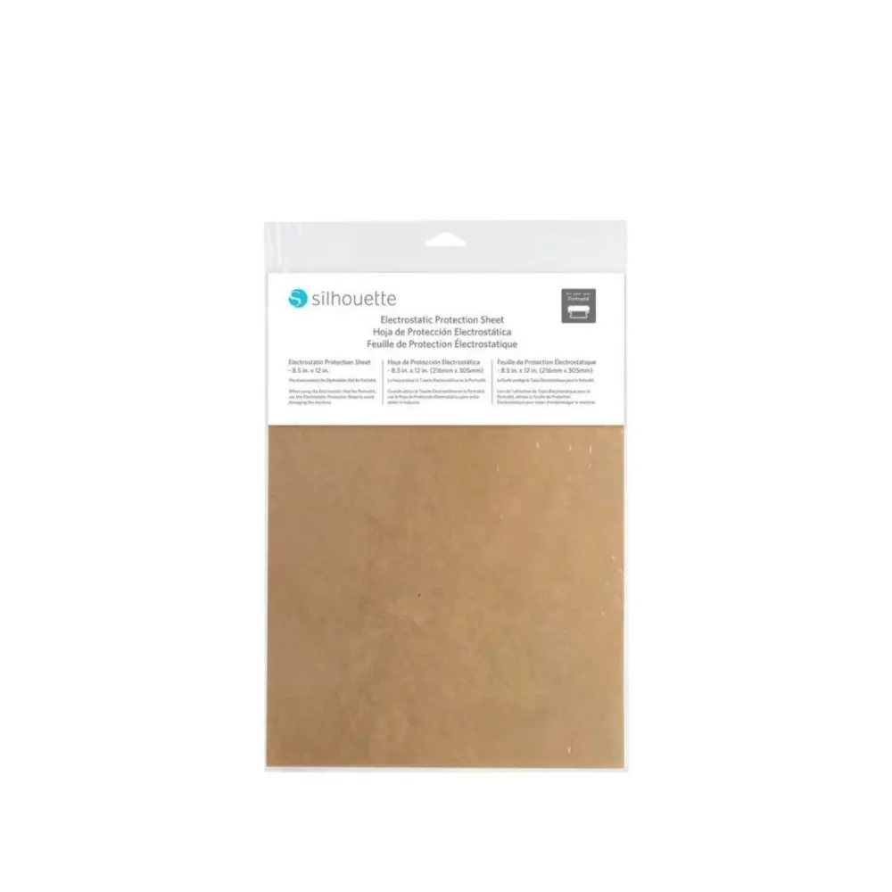 Silhouette leichtklebende Schutzfolie für die  Elektrostatische Matte Portrait 4