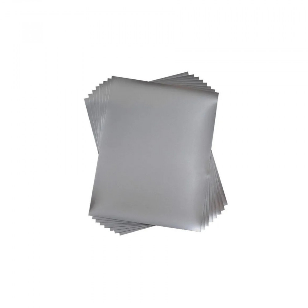 Silhouette Bedruckbare Aufkleberbögen in Silber  Print & Cut