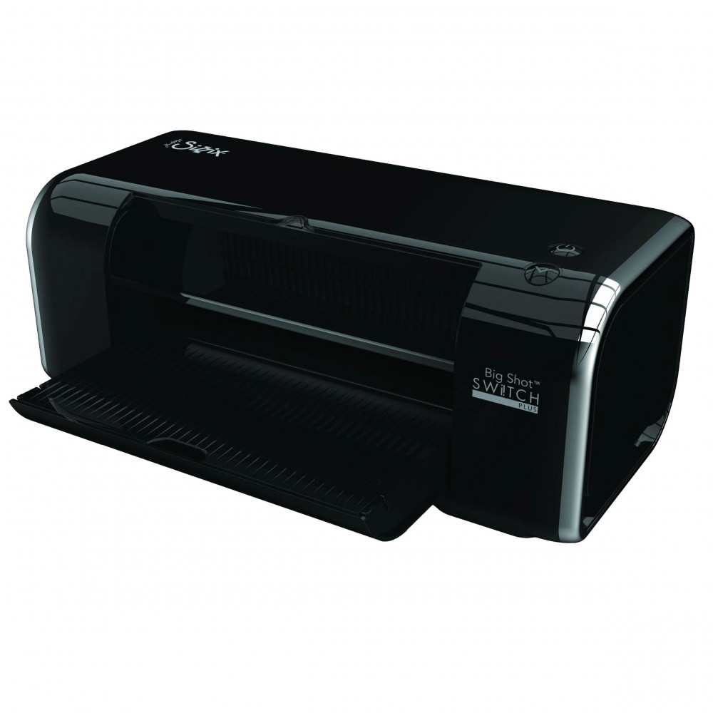 Sizzix Big Shot Switch Plus Tim Holtz Edition – elektrische DIN-A4-Stanz- & Prägemaschine (schwarz)