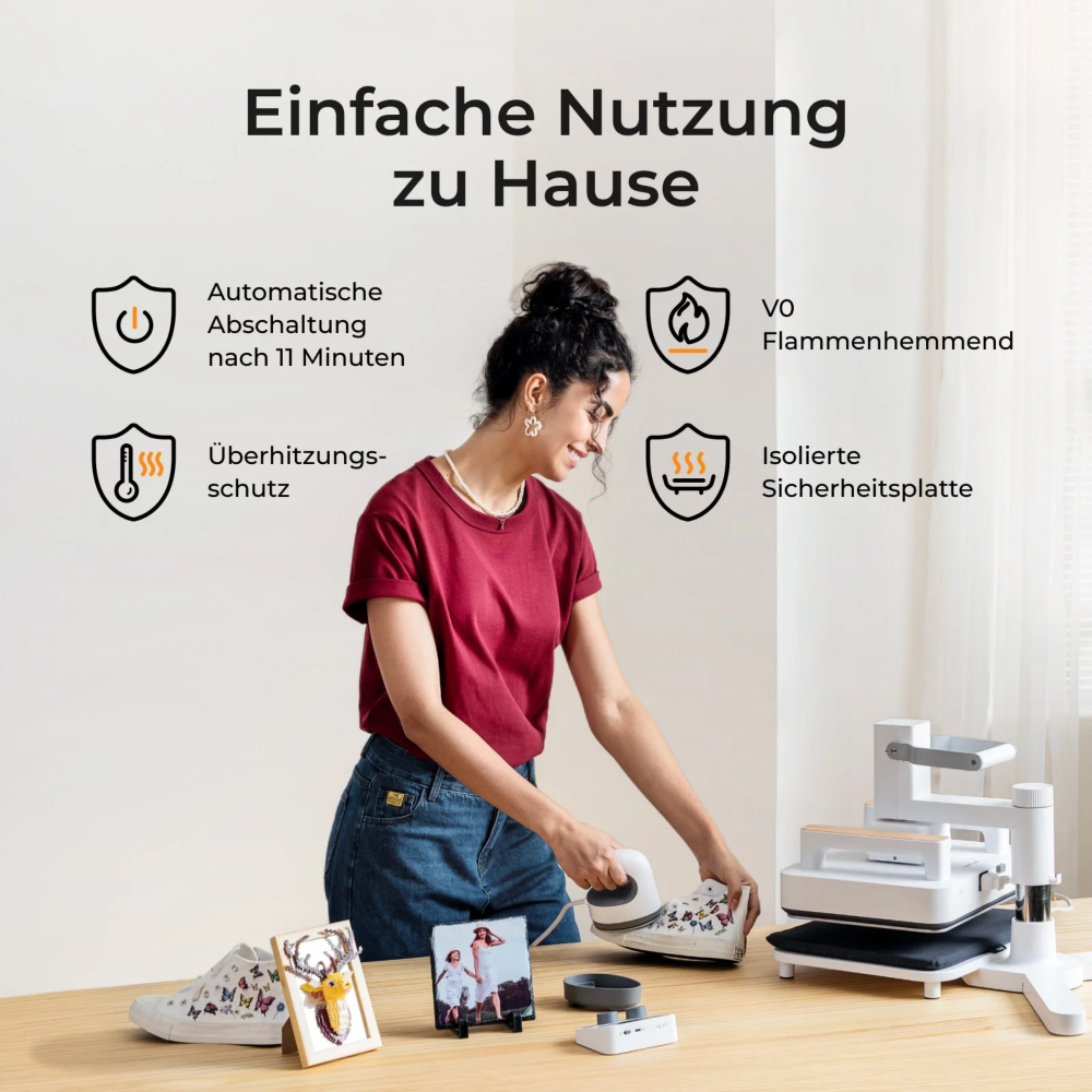 xTool Smart heat press All in 1 , Smart press + Mini Press + Smart Control + Smart Press Plattform-Erweiterung