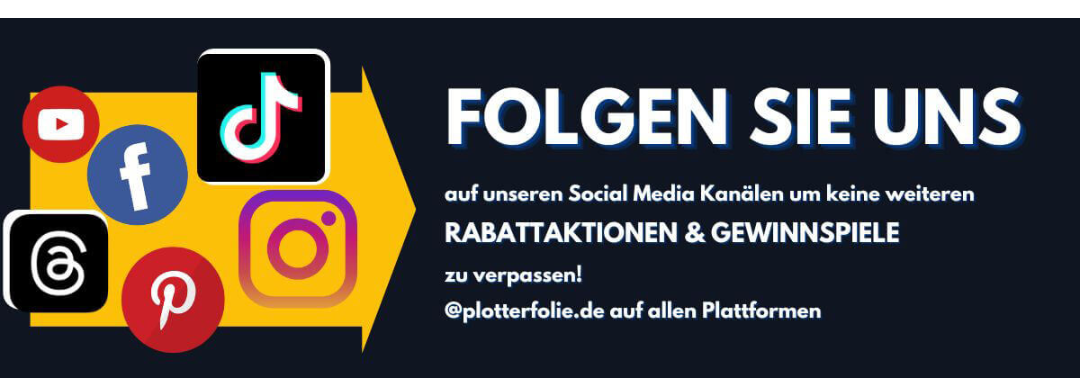 Folgen Sie uns auf Socialmedia