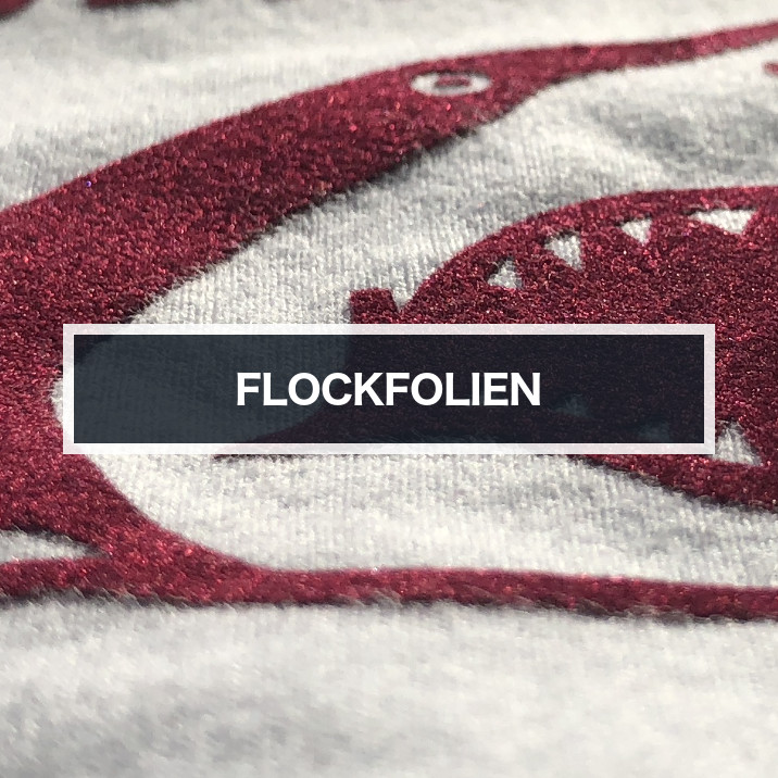 Flock Folie POLI-TAPE TUBITHERM 100 x 50 cm 210 Signalrot Flockfolie